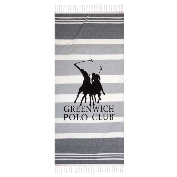 GREENWICH POLO PAREO PESTEMAL 80Χ170 3841 GREY