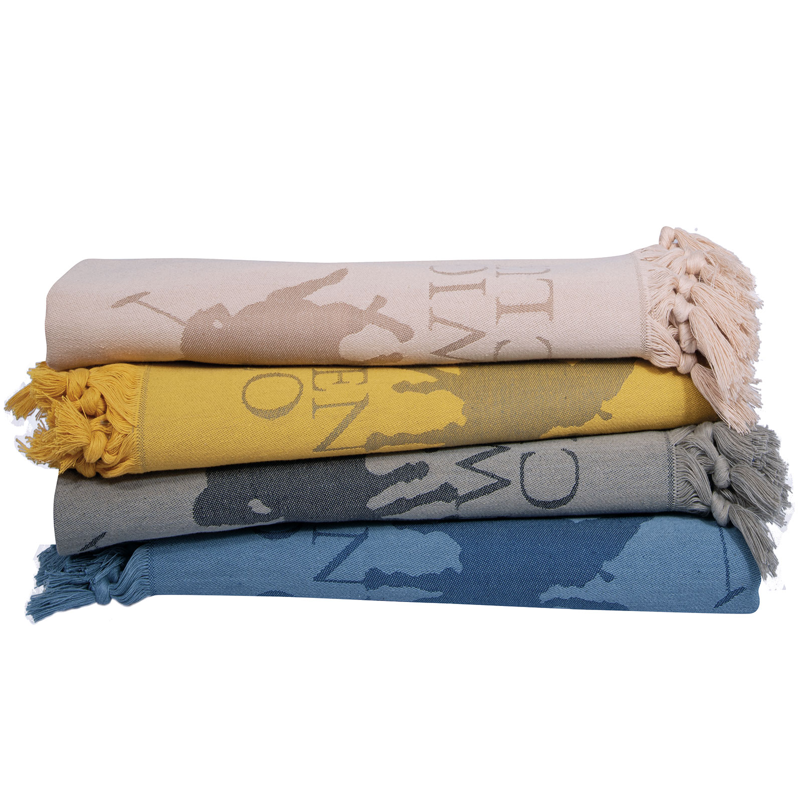 GREENWICH POLO CLUB PAREO FOUTA 90Χ170 3796 OCHRE - Image 3