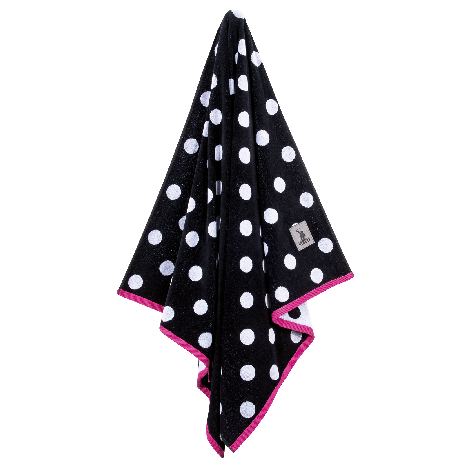 GREENWICH POLO CLUB ΠΕΤΣΕΤΑ ΘΑΛΑΣΣΗΣ 90Χ170 4068 BLACK, FUSCHIA - Image 2
