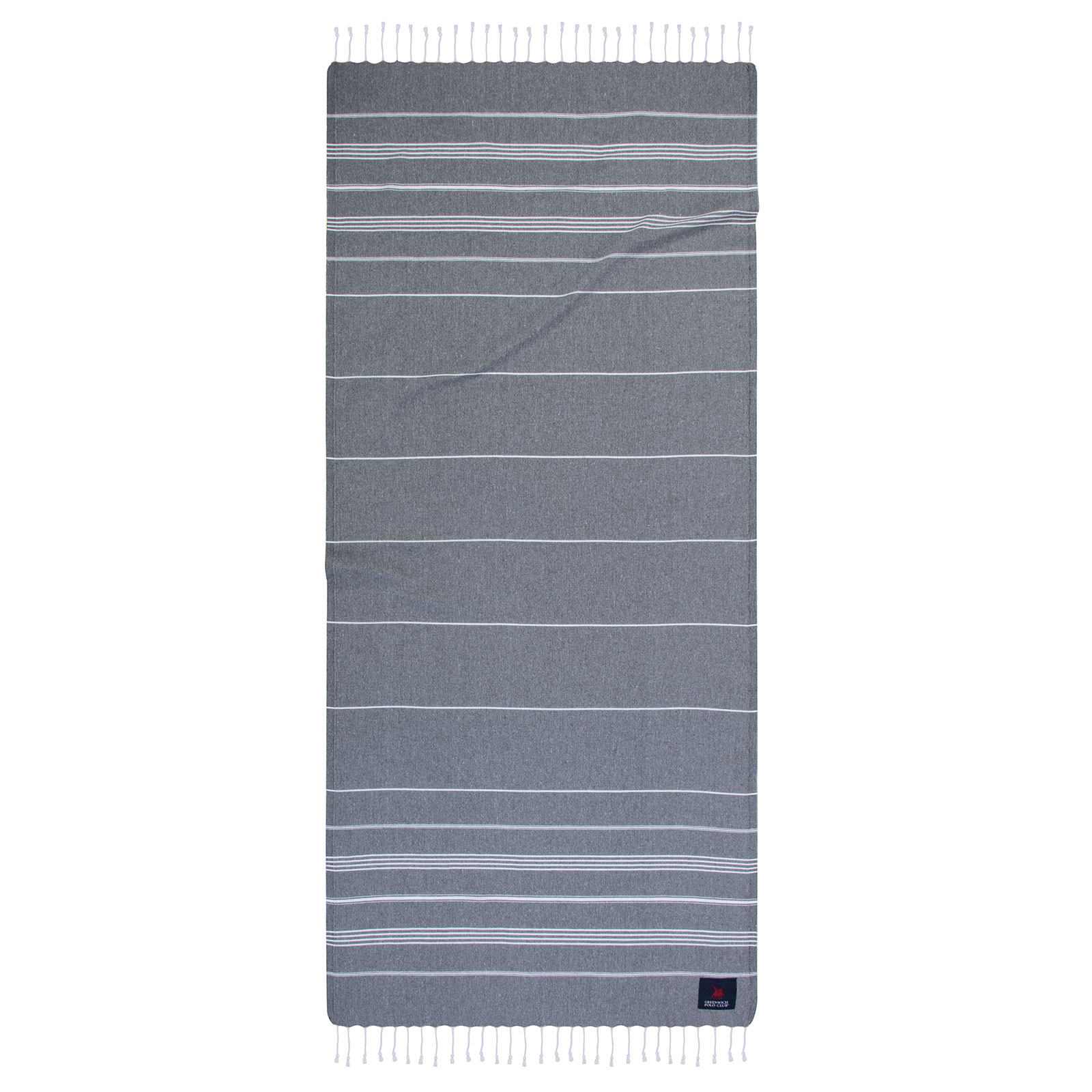 GREENWICH POLO CLUB PAREO JACQUARD 80Χ180 3812 GREY