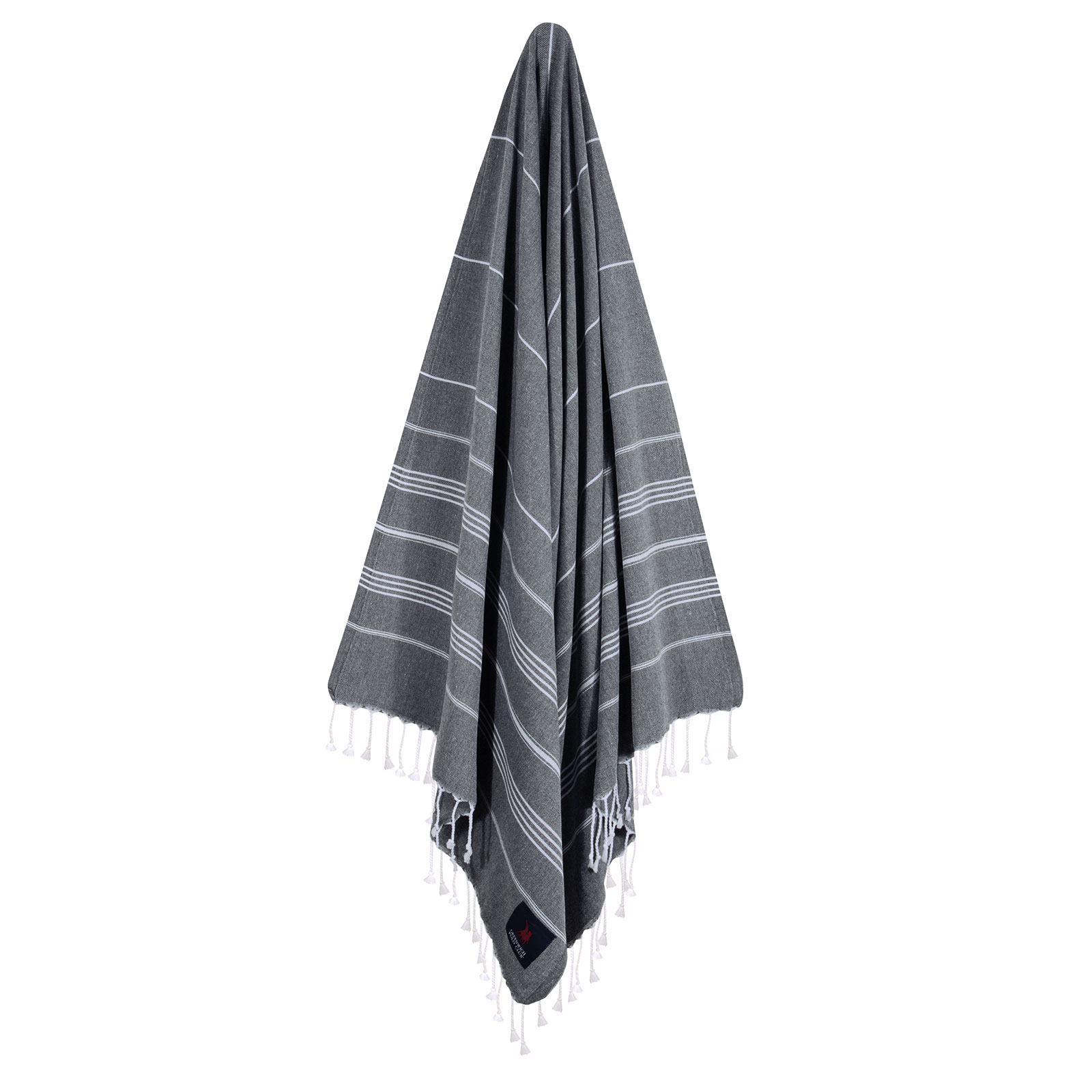 GREENWICH POLO CLUB PAREO JACQUARD 80Χ180 3812 GREY - Image 2