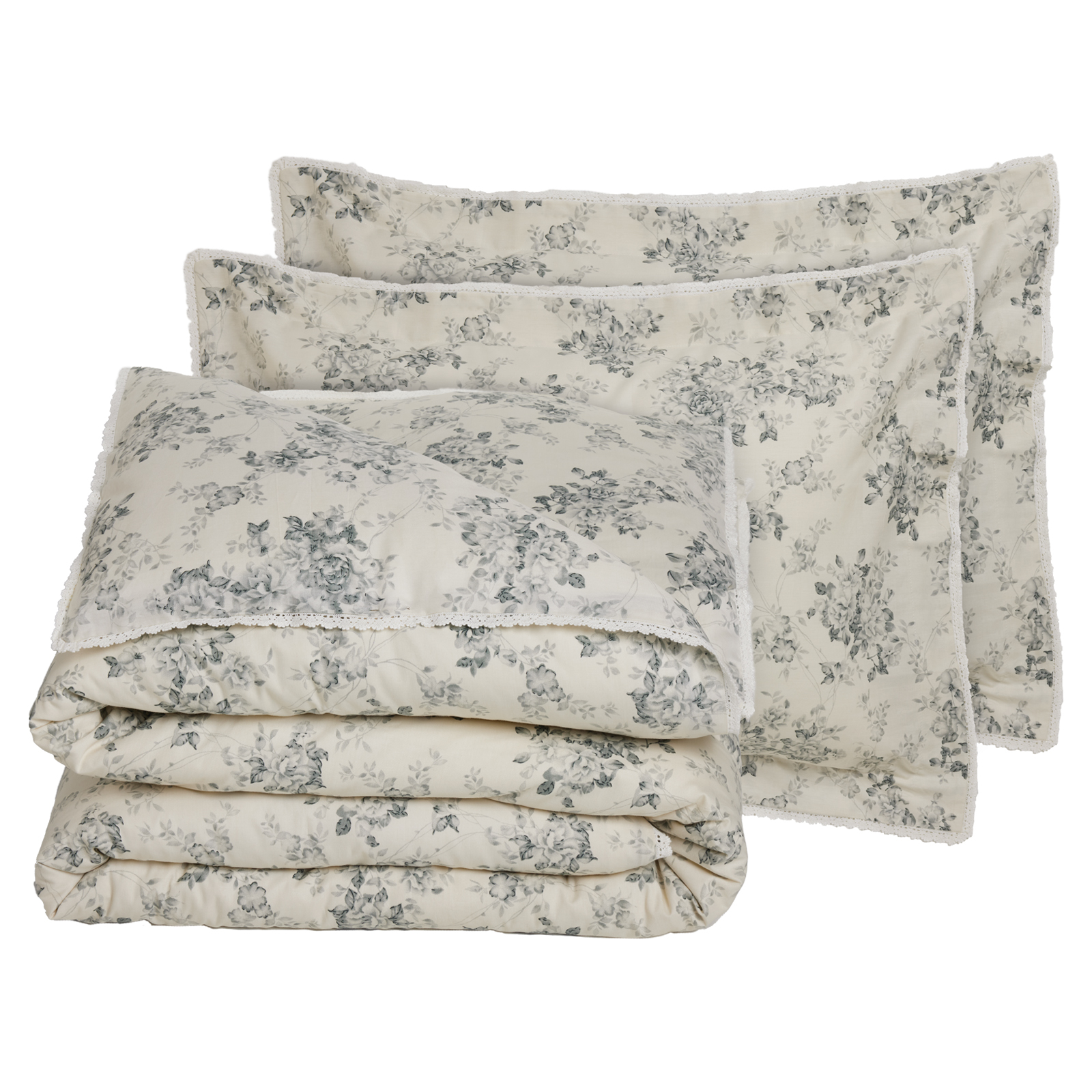DAS HOME ΠΑΠΛΩΜΑΤΟΘΗΚΗ ΣΕΤ ΥΠΕΡΔΙΠΛΗ PRESTIGE 1712 GREY, IVORY - Image 3