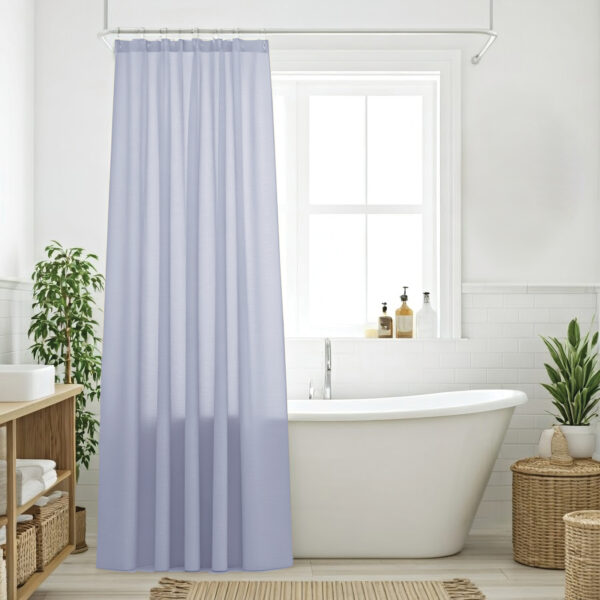 DAS HOME ΚΟΥΡΤΙΝΑ ΜΠΑΝΙΟΥ 240X180 0804 BLUE