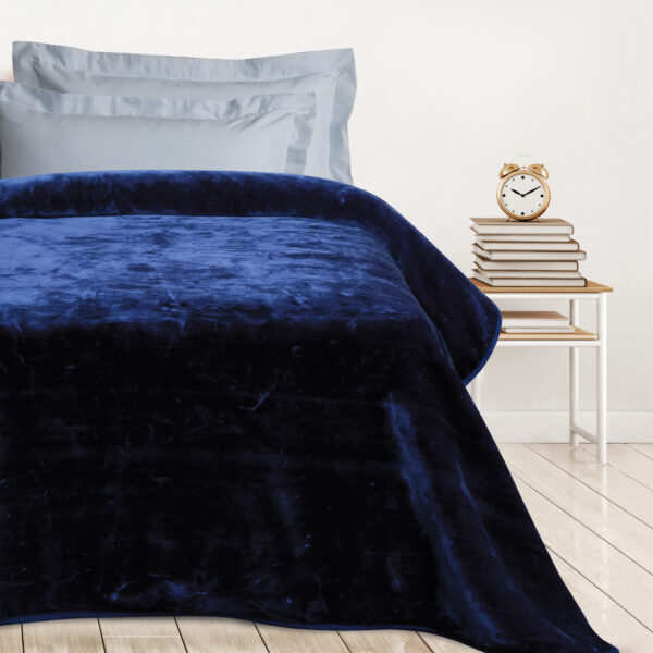 DAS KIDS ΚΟΥΒΕΡΤΑ VELOUR MONH 0292 BLUE