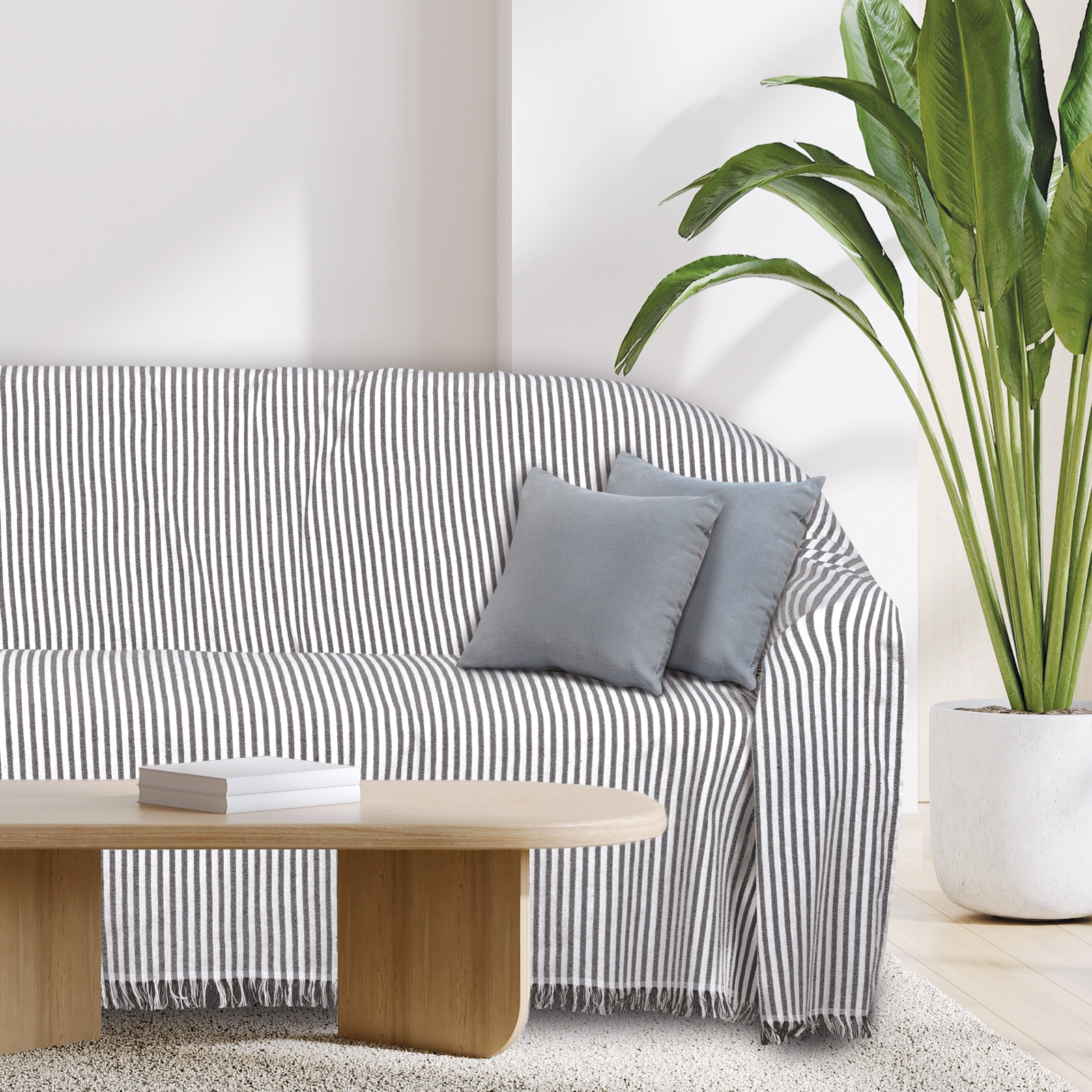 DAS HOME ΡΙΧΤΑΡΙ 180Χ300 0253 ΕΚΡΟΥ, ΜΑΥΡΟ