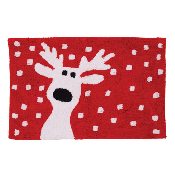 DAS HOME ΤΑΠΕΤΟ ΜΠΑΝΙΟΥ 50Χ80 CHRISTMAS 0850 RED