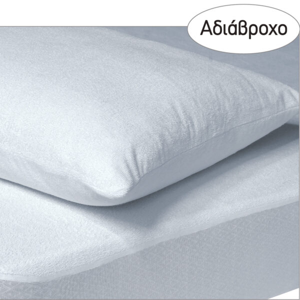 DAS HOME 1089 ΖΕΥΓΟΣ ΜΑΞΙΛΑΡΟΘΗΚΕΣ 50Χ70 ΑΔΙΑΒΡΟΧΕΣ WHITE