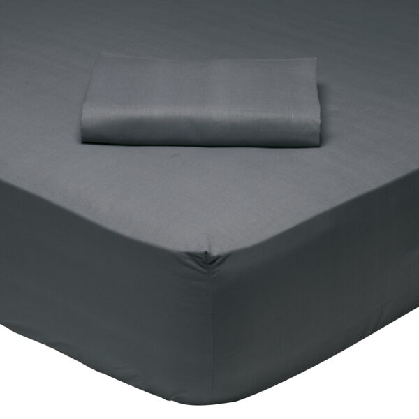 DAS HOME ΣΕΝΤΟΝΙ ΜΟΝΟ ΜΕ ΛΑΣΤΙΧΟ 100*200+35 DARK GREY 1007 DARK GREY