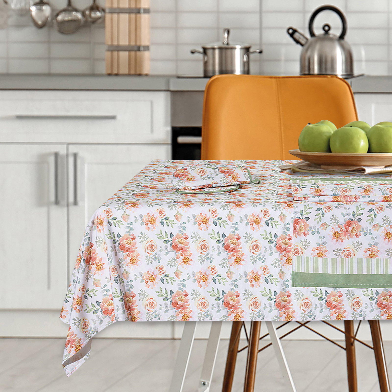 DAS HOME RUNNER 45Χ140 0720 ΛΕΥΚΟ, ΠΡΑΣΙΝΟ, ΣΟΜΟΝ - Image 2