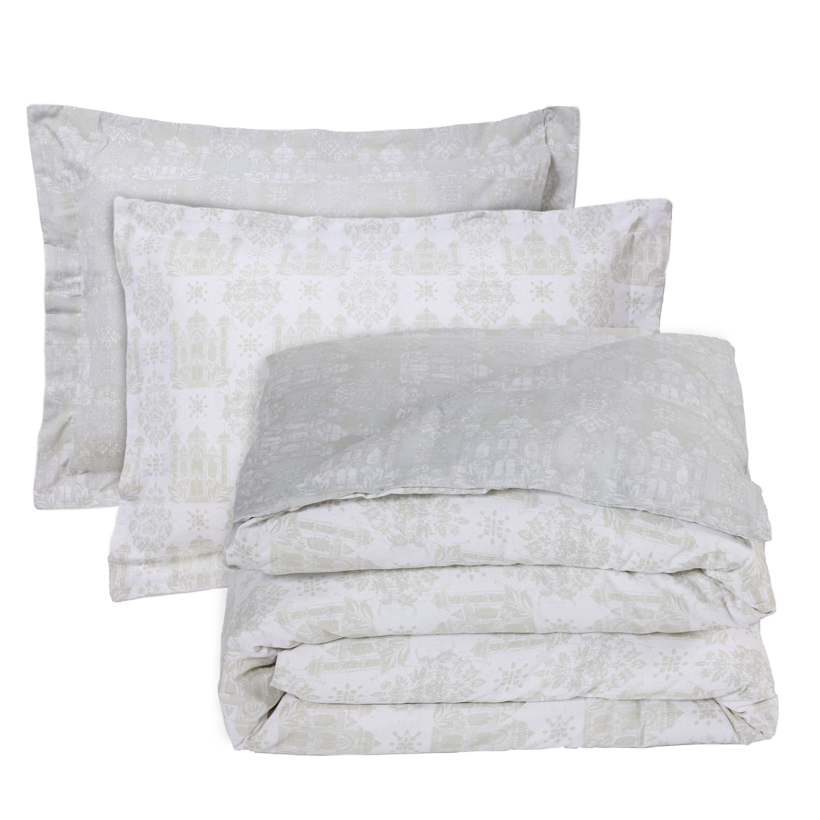 DAS HOME ΣΕΤ ΣΕΝΤΟΝΙΑ ΜΟΝΑ HAPPY 9673 TAUPE, WHITE - Image 3