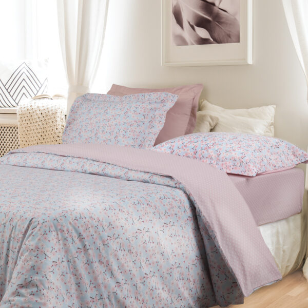 DAS HOME ΣΕΤ ΣΕΝΤΟΝΙΑ ΥΠΕΡΔΙΠΛΑ HAPPY 9695 BLUE, PINK