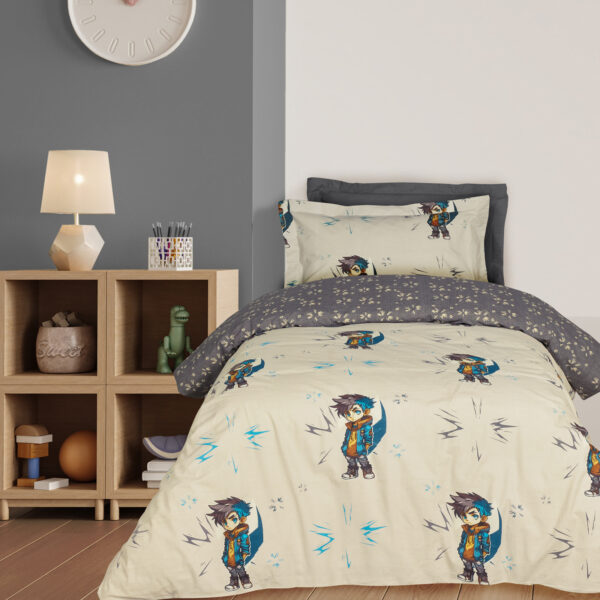 DAS KIDS ΣΕΤ ΣΕΝΤΟΝΙΑ ΜΟΝΑ 4939 BEIGE, GREY