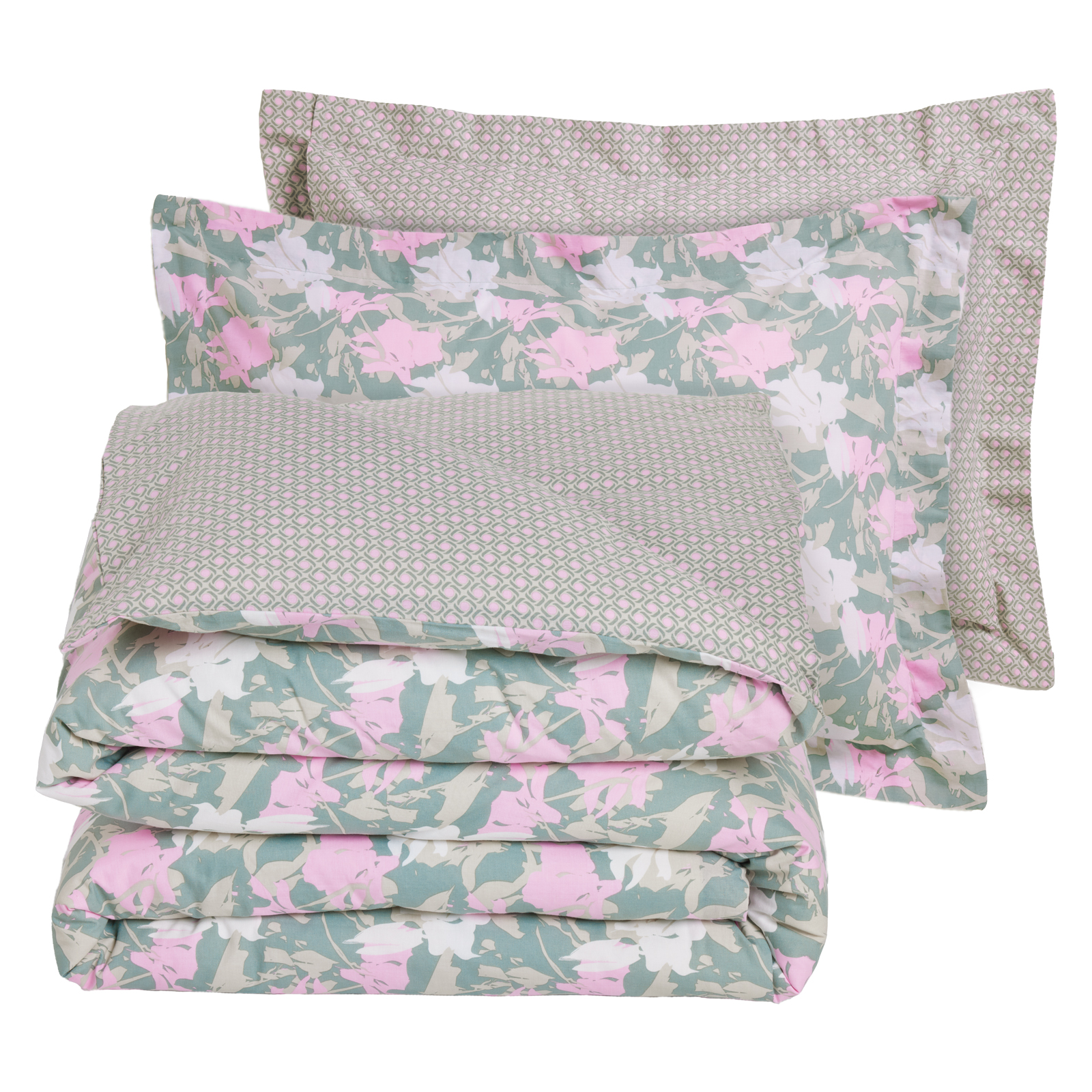 DAS HOME ΣΕΤ ΣΕΝΤΟΝΙΑ ΥΠΕΡΔΙΠΛΑ DAILY 3175 GREEN, PINK - Image 3