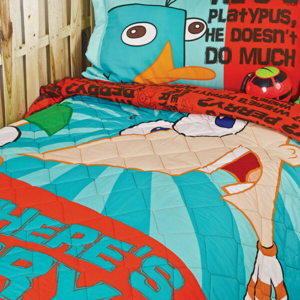 Σετ Παπλωματοθήκη Μονή Disney 170x250 PHINEAS & FERB