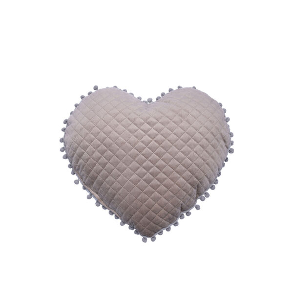 Διακοσμητικό Μαξιλαράκι Καρδιά 40x38 ELWIN BEIGE