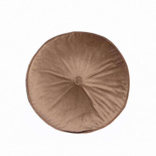 Διακοσμητικο Μαξιλαρι Velvet Feel Ø40cm VF803 BEIGE