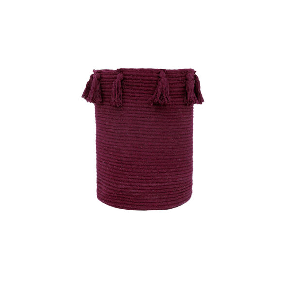 Διακοσμητικο Καλαθι Με Χερουλια Home Décor 30x40 FABIAN BORDEAUX