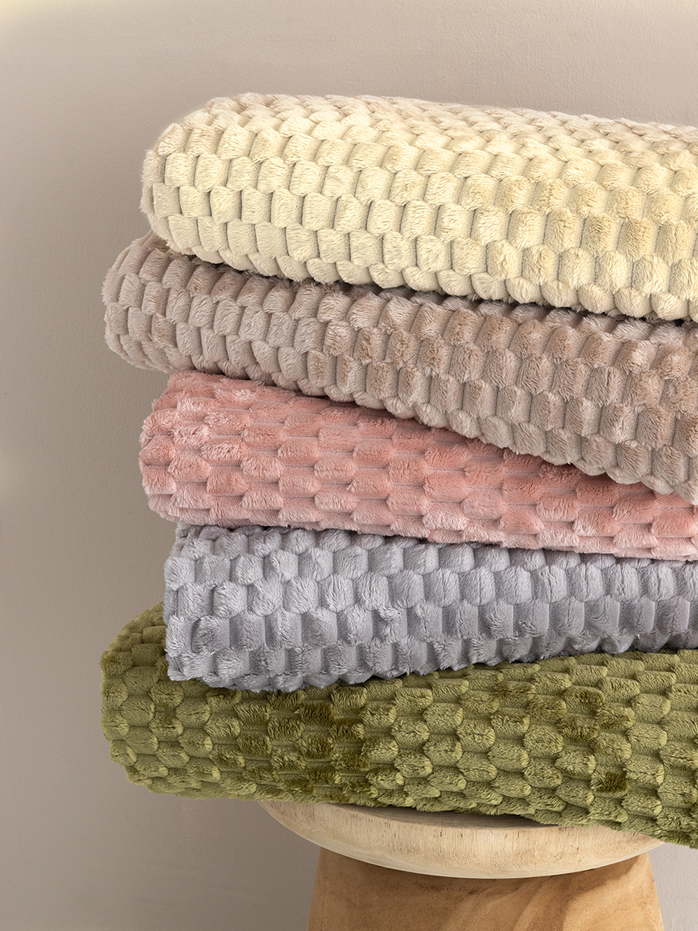 Κουβέρτα Fleece 220x240 ASTER ROSE - Image 2