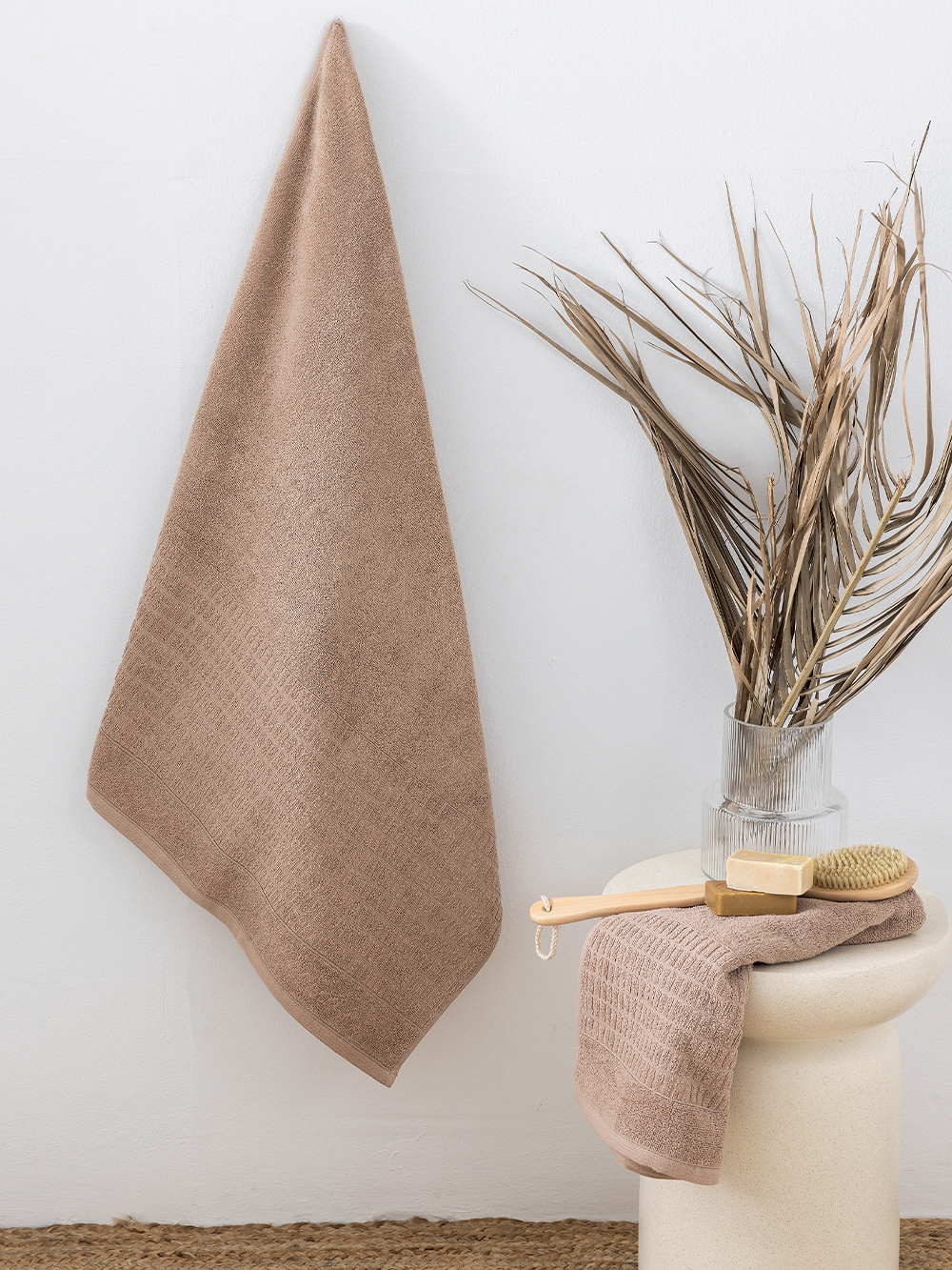 Πετσέτα Λουτρού Towels Collection 70x140 ROLL BEIGE - Image 3