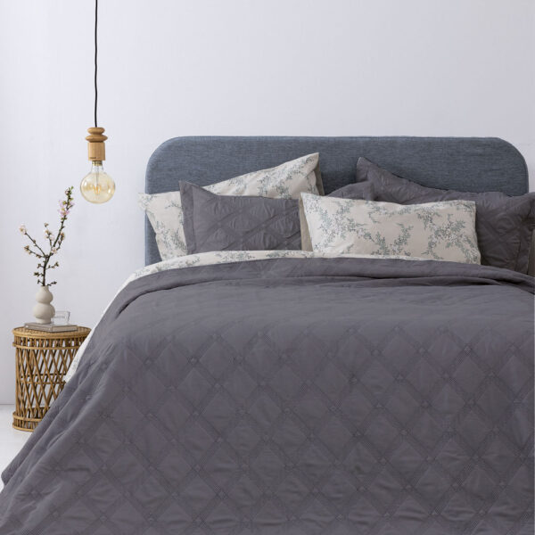 Σετ Κουβερλί King size 260x240 IFIGENEIA GREY