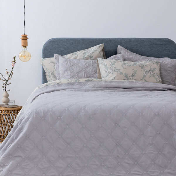 Σετ Κουβερλί King size 260x240 IFIGENEIA SILVER