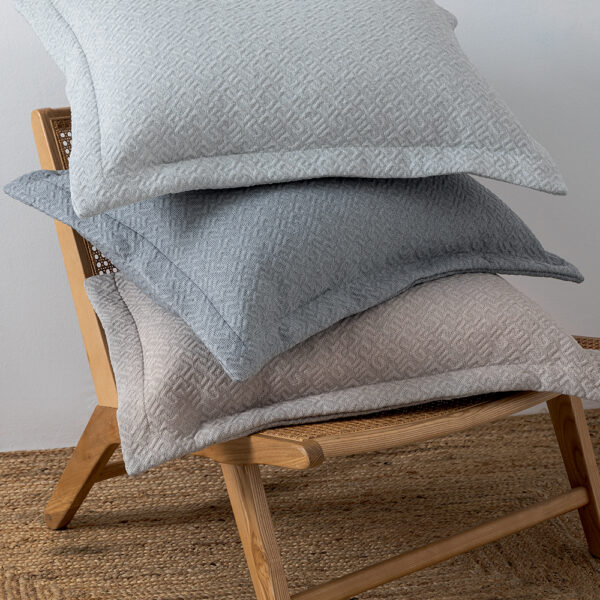 Ζεύγος Μαξιλαροθήκες Matelasse Oxford 50X70 ZOE GREY