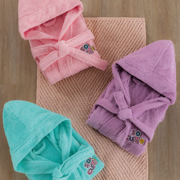 Μπουρνούζι με Κουκούλα Kids Bath CUTE MINT 4-6
