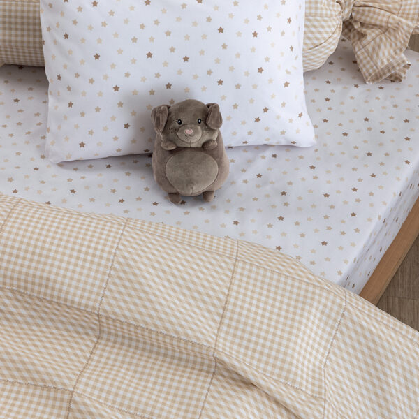 Σεντόνια Λίκνου 80x110 BB101 BEIGE