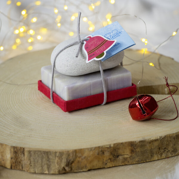 Σετ Σαπούνι χειροποίητο 125g + Πέτρα απολέπισης - Xmas Bells