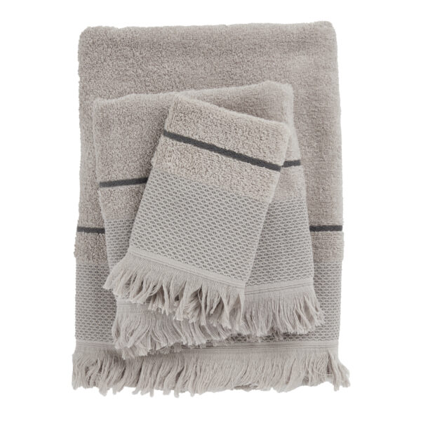 DAS HOME ΣΕΤ ΠΕΤΣΕΤΕΣ 3ΤΕΜΑΧΙΩΝ BEST 0841 GREY