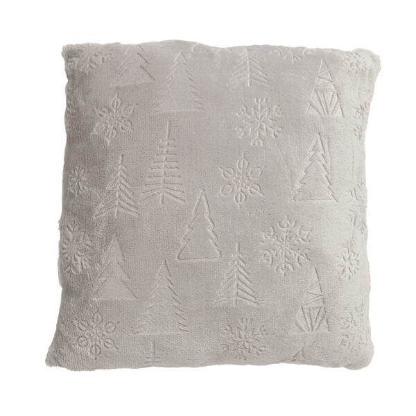 DAS HOME ΜΑΞΙΛΑΡΙ ΦΙΓΟΥΡΑΣ 40X40 CHRISTMAS 1373 GREY