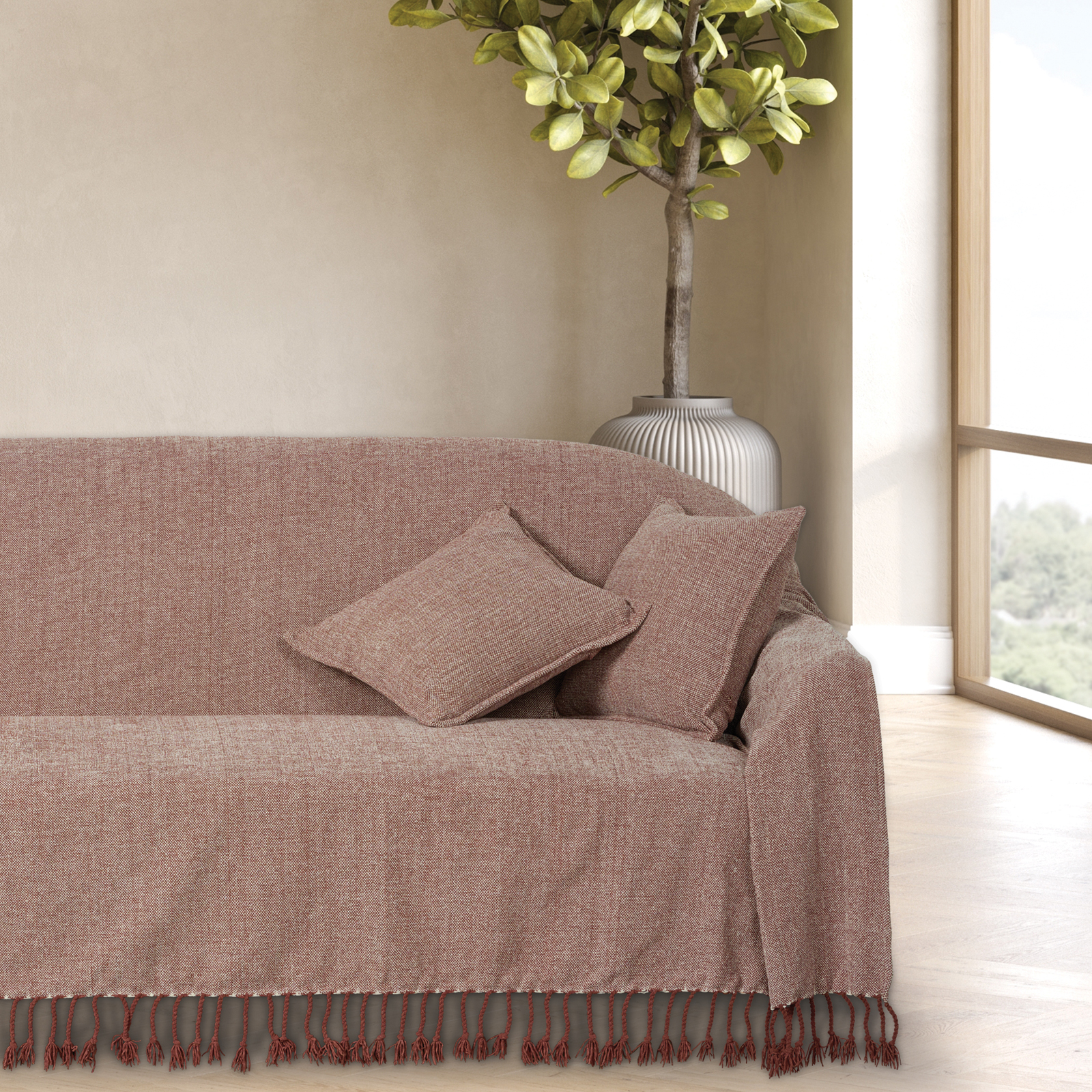 DAS HOME ΜΑΞΙΛΑΡΙ ΦΙΓΟΥΡΑΣ 40Χ40 0274 DARK ROSE - Image 2