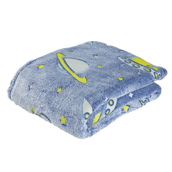 DAS BABY ΚΟΥΒΕΡΤΑ FLEECE ΑΓΚΑΛΙΑΣ RELAX 4863 ΚΙΤΡΙΝΟ, ΜΠΛΕ