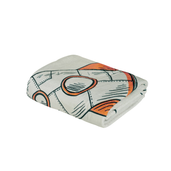 DAS BABY ΚΟΥΒΕΡΤΑ FLEECE ΑΓΚΑΛΙΑΣ FUN 4912 BLUE, GREY, ORANGE