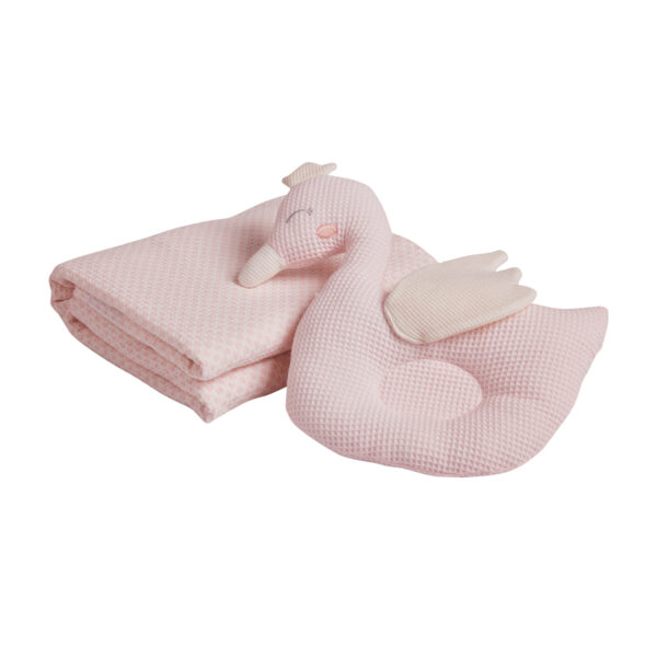 DAS BABY ΚΟΥΒΕΡΤΑ ΠΙΚΕ ΑΓΚΑΛΙΑΣ RELAX 4956 PINK, WHITE