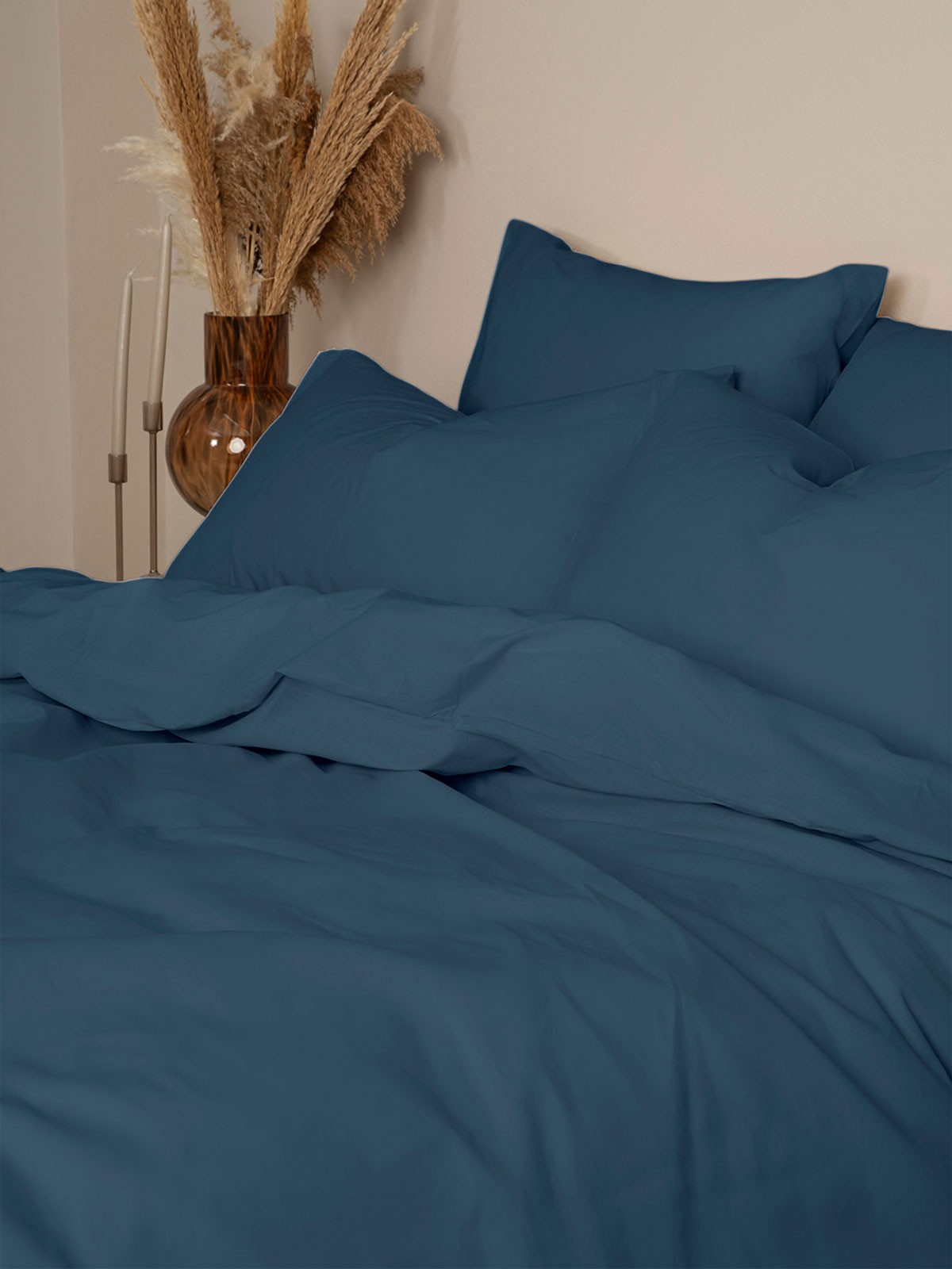 Παπλωματοθήκη Cotton Feelings 121 Sea Blue Μονή (170x250)