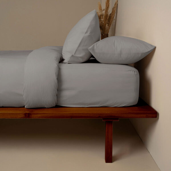 Κατωσέντονο Cotton Feelings 122 Paloma Grey Ημίδιπλο (120x200+30)