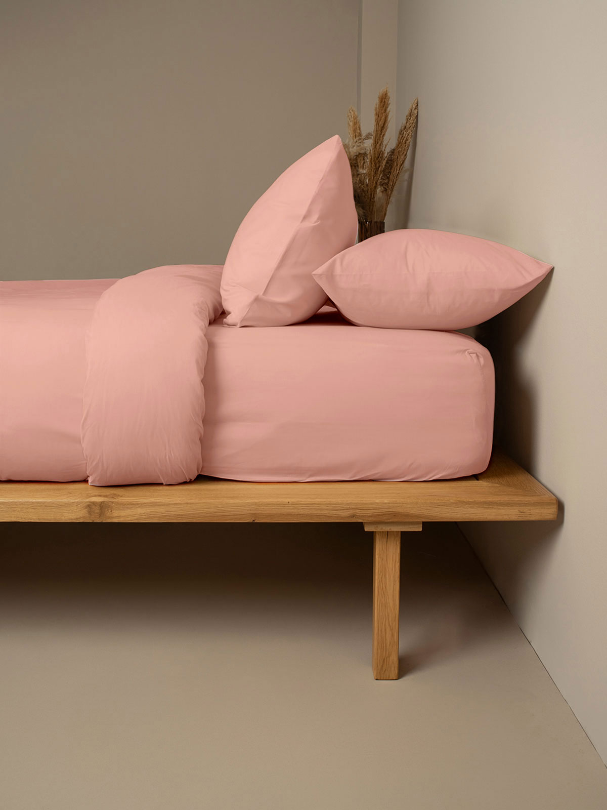 Κατωσέντονο Cotton Feelings 116 Light Pink Διπλό (160x200+30)