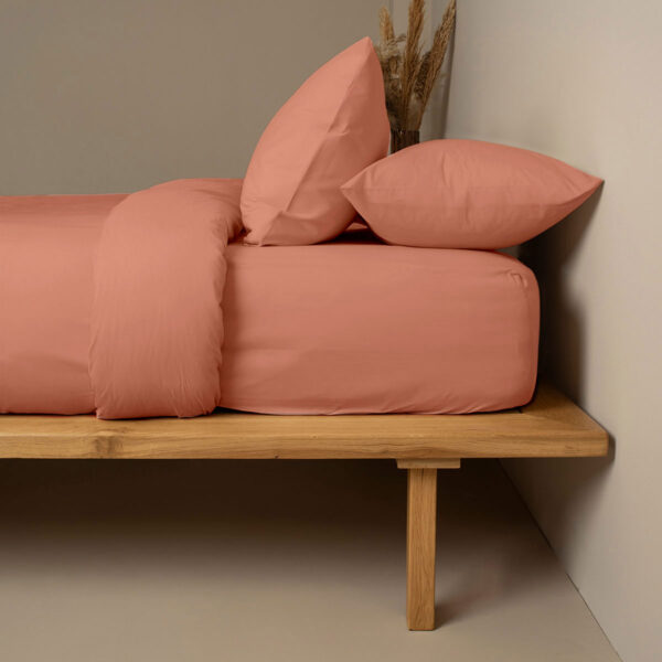 Κατωσέντονο Cotton Feelings 117 Peach Διπλό (160x200+30)