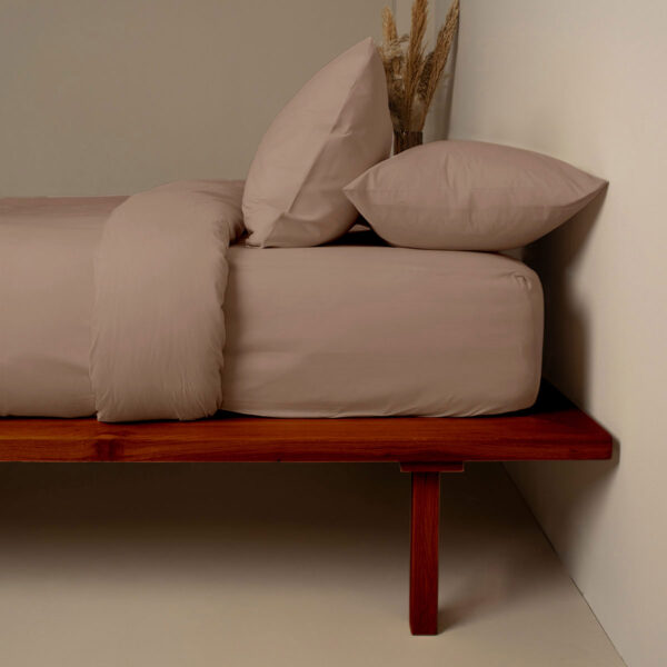 Κατωσέντονο Cotton Feelings 118 Brown Διπλό (160x200+30)