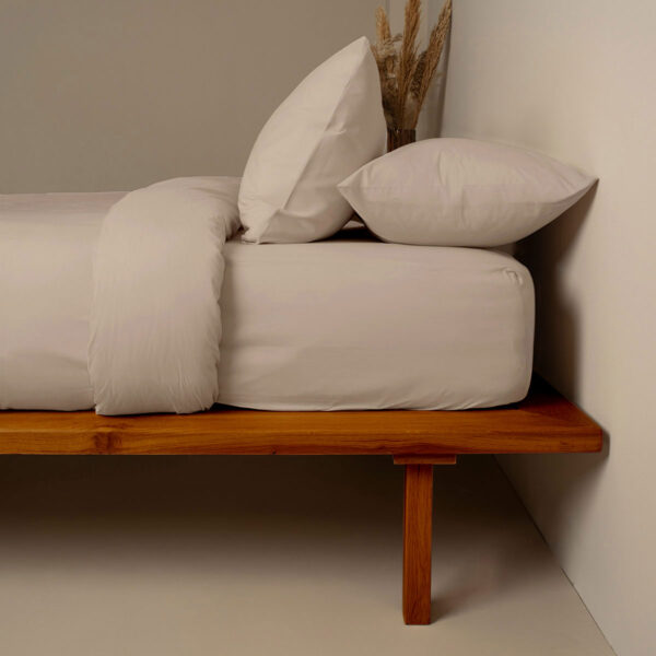 Κατωσέντονο Cotton Feelings 119 Mocha Διπλό (160x200+30)