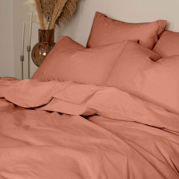 Σετ Σεντόνια Cotton Feelings 117 Peach King Size (260x270)
