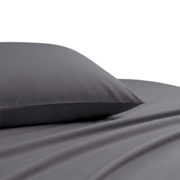 ΣΕΤ ΜΑΞΙΛΑΡΟΘΗΚΕΣ 53X72 LAVISH SATIN DARK GREY