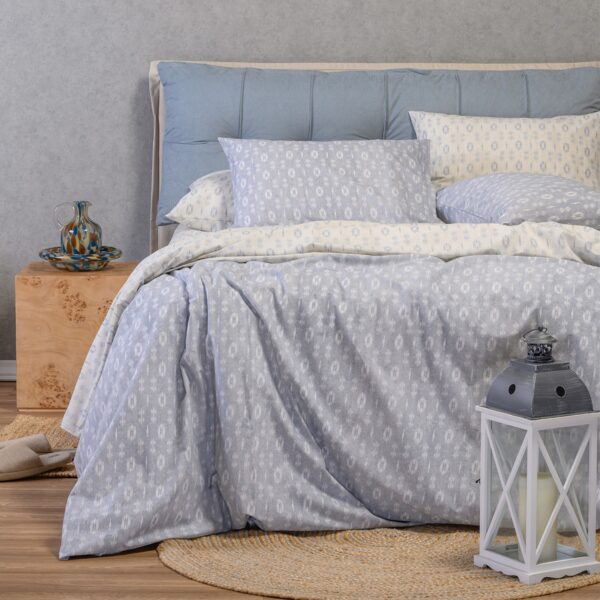 ΣΕΤ ΣΕΝΤΟΝΙΑ ΔΙΠΛΑ RIVER LIGHT GREY CASUAL LINE (205X270)