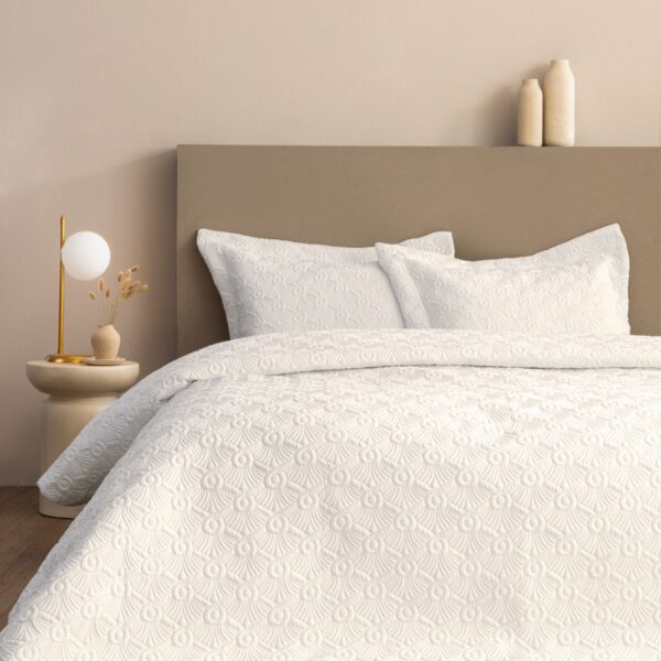 Σετ Κουβερλί 240x260 WED104 WHITE