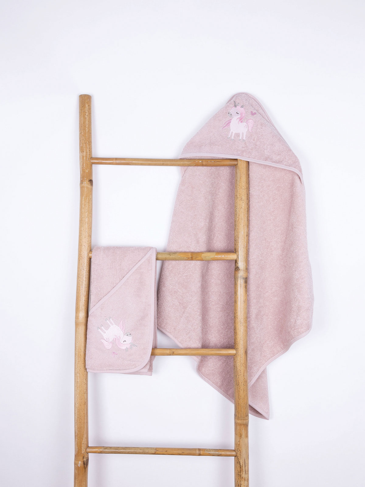 Fluffy Κεντητή Κάπα Powder Unicorn 75x75