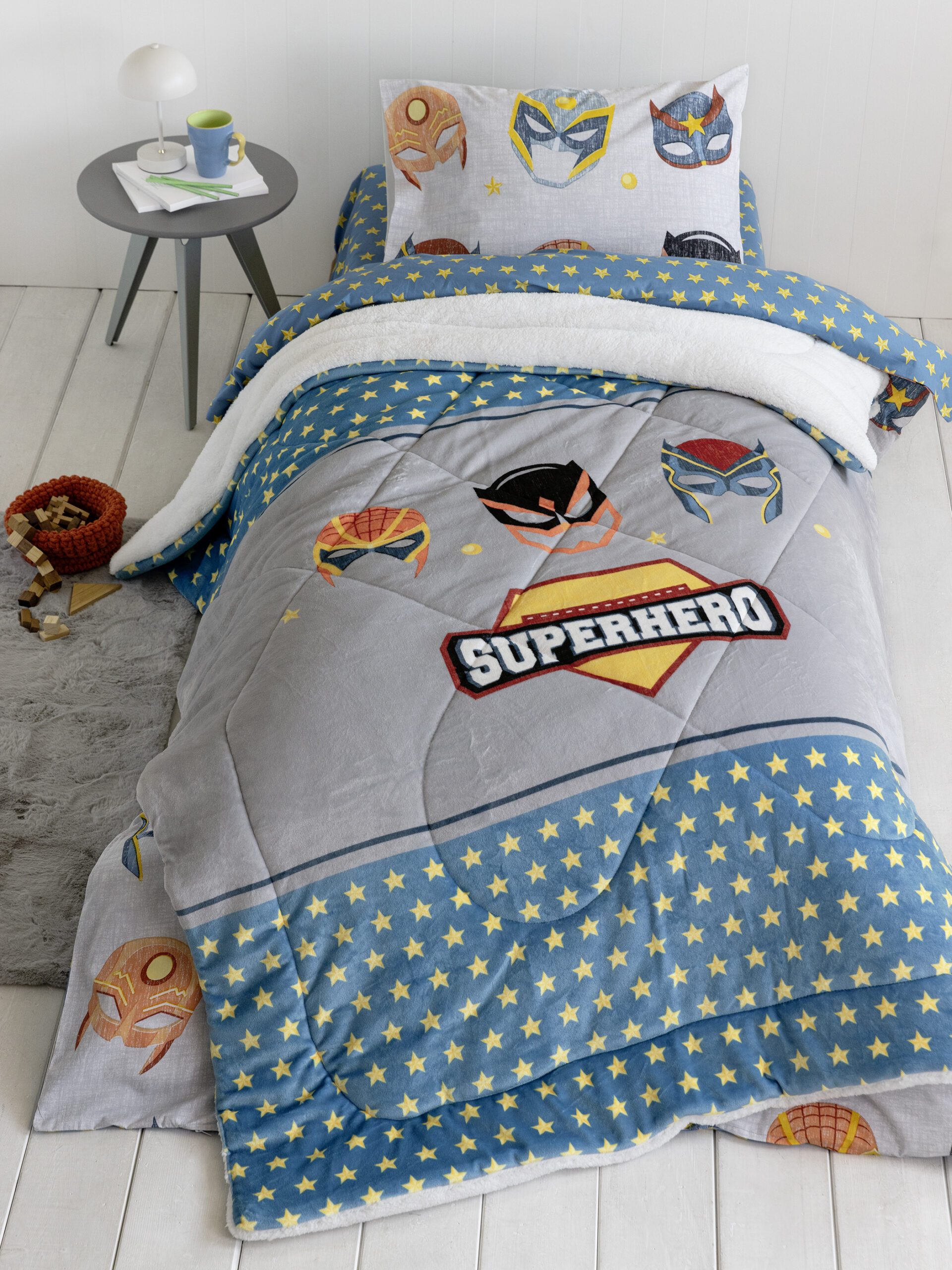 Κουβέρτα/Πάπλωμα Μονό 160x220 - Superheroes