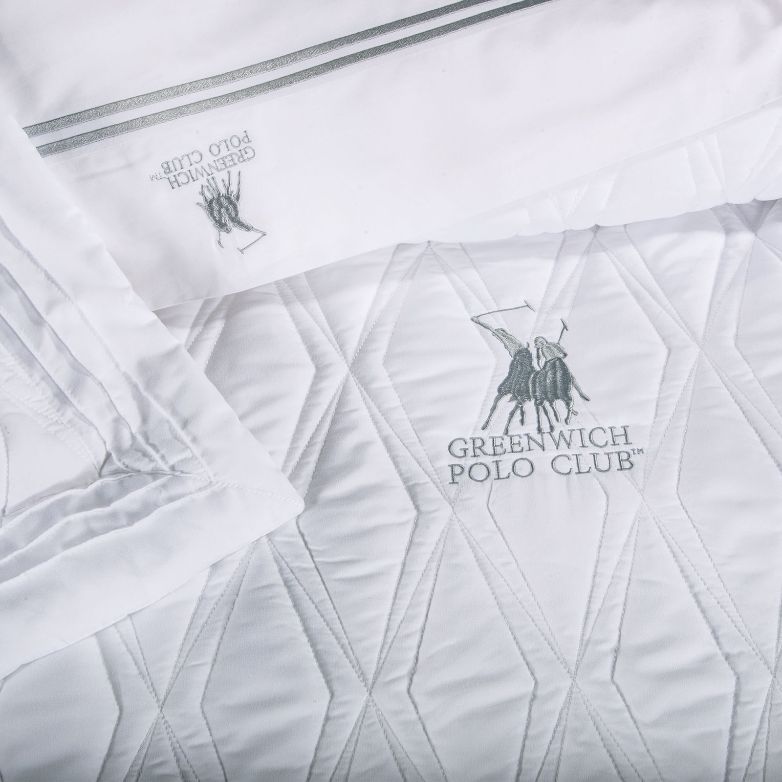 GREENWICH POLO CLUB ΚΟΥΒΕΡΛΙ ΥΠΕΡΔΙΠΛΟ ΣΕΤ 2158 ΛΕΥΚΟ - Image 3