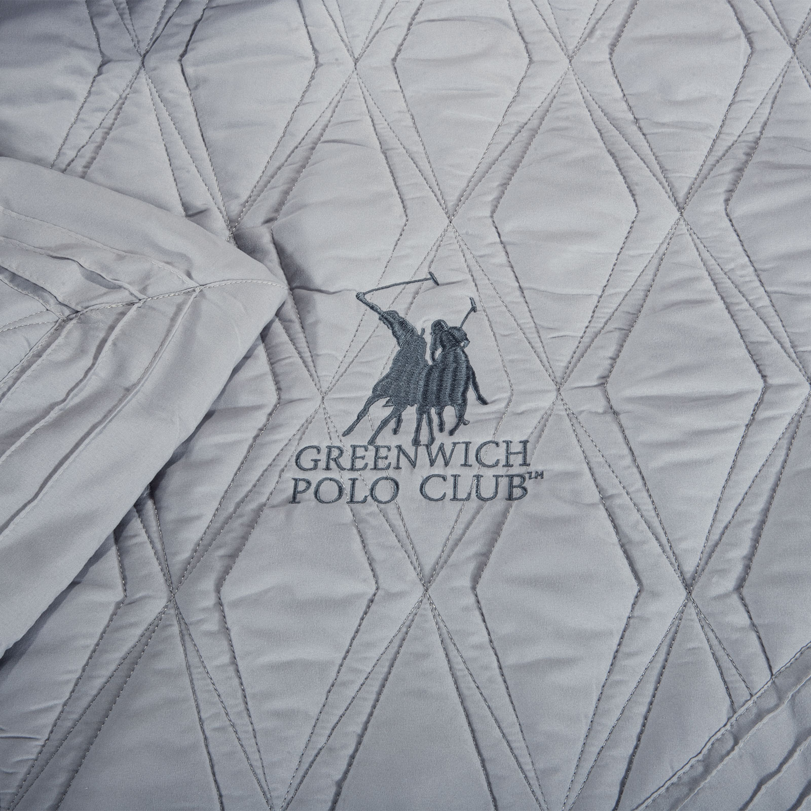 GREENWICH POLO CLUB ΚΟΥΒΕΡΛΙ ΥΠΕΡΔΙΠΛΟ ΣΕΤ 2160 GREY - Image 3