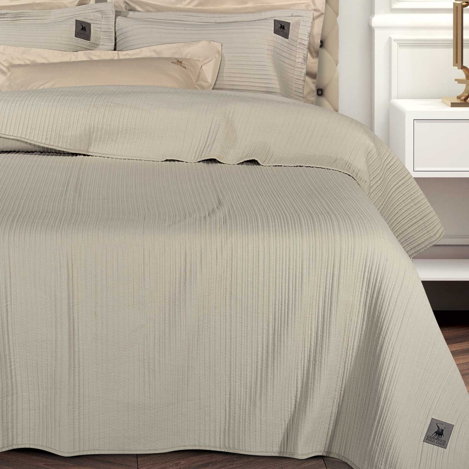 GREENWICH POLO CLUB ΚΟΥΒΕΡΛΙ KING ESSENTIAL 4455 TAUPE - Image 2